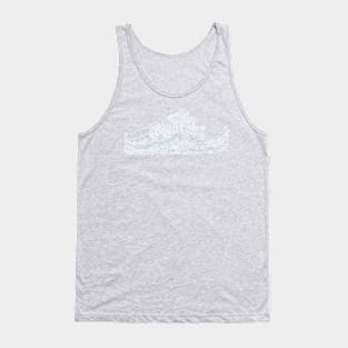 Waves in Seafoam Mist from the original the Great Waves Tank Top